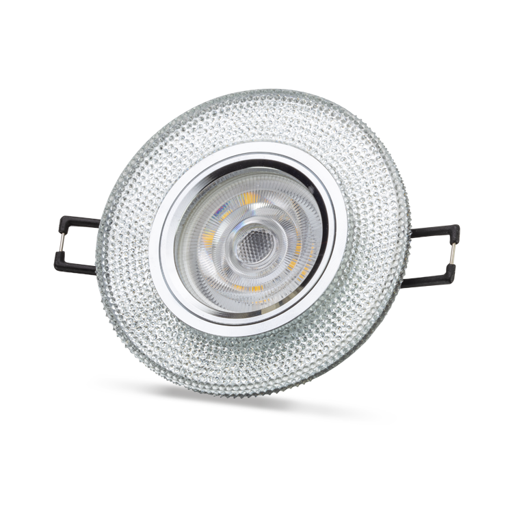 Noas Lita 3W 4000K Natural Beyaz Led Çerçeveli Dekoratif Kristal Cam Boş Kasa YL65 1707