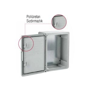 Mutlusan 25X35X15 Opak Kapaklı ABS Pano- 001 046 253515 00 17