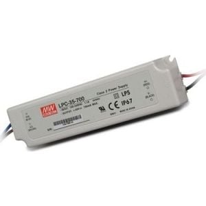 MEANWELL- LPC-35-700 	9~48Vdc 700mA IP67  Led Sürücü - Güç kaynağı
