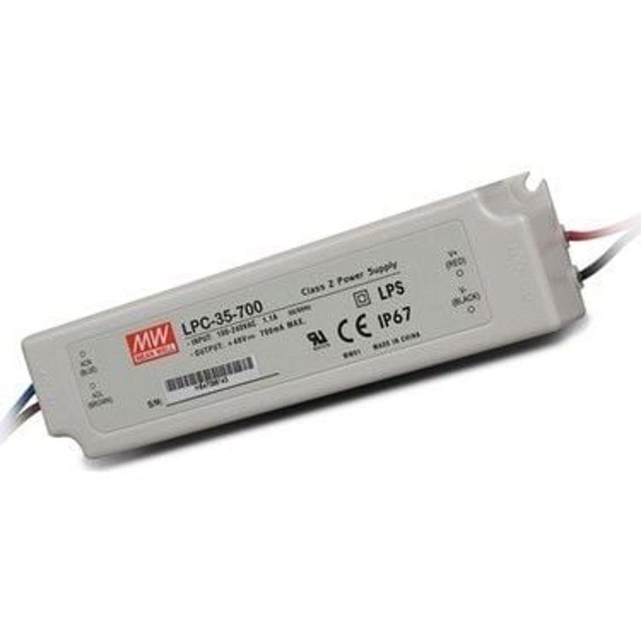 MEANWELL- LPC-35-700 	9~48Vdc 700mA IP67  Led Sürücü - Güç kaynağı