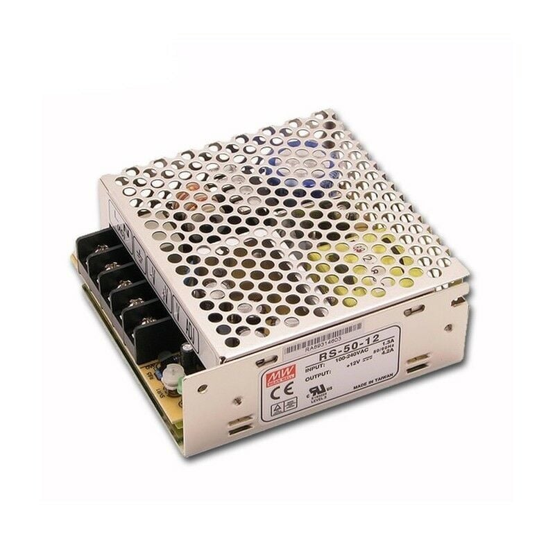 MEANWELL- RS-050-12 	12Vdc 4.2Amp  Güç Kaynağı