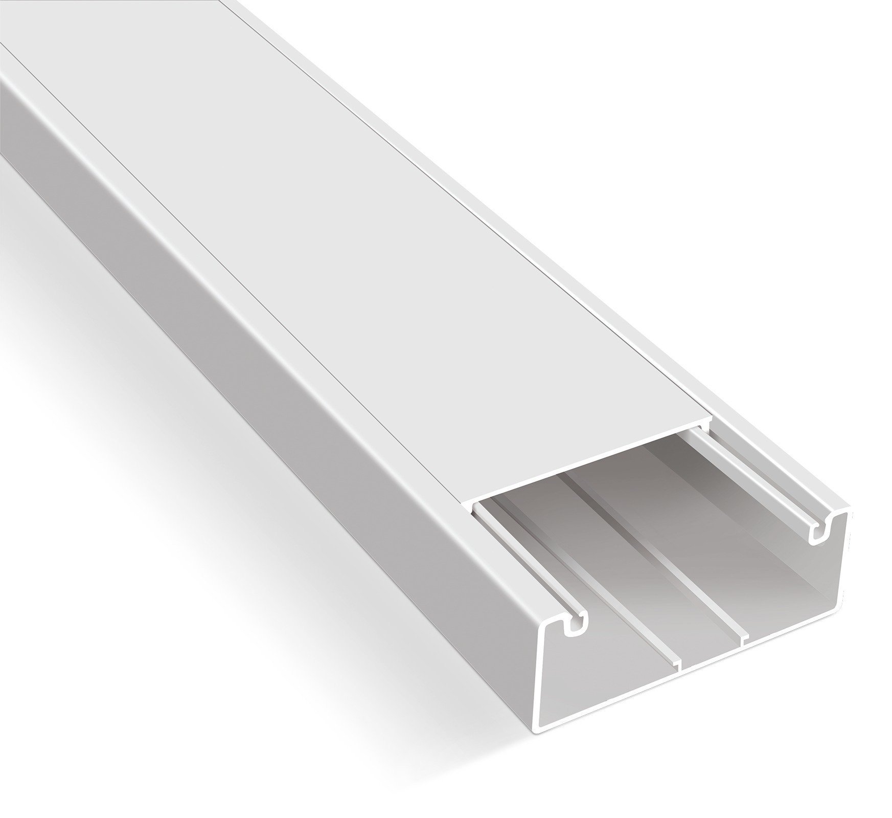 Mutlusan 100x37 mm. Kablo Kanalı İçten Kapaklı - Meksplus 001 003 100037 20 00