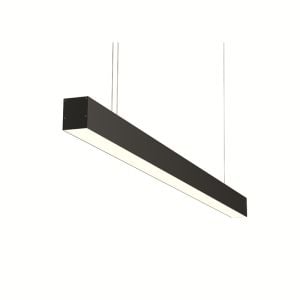 Goya 52W 120 cm Sıva Üstü Lineer Armatür Medium-120 3000K Gün Işığı - Siyah