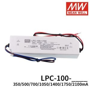 MEANWELL- LPC-100-1750 29~58Vdc 1750mA IP67  Led Sürücü - Güç kaynağı