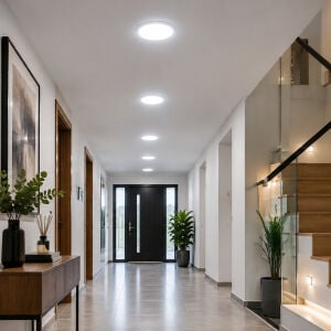 Jupiter 18W Sıva Altı Yuvarlak Ayarlanabilir PMMA LED Panel 6500KELVIN LD618 B865
