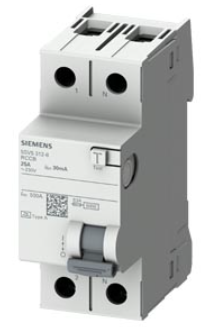 Siemens 2x25 Amper 300 mA Kaçak Akım Koruma Rölesi 5SV5612-6