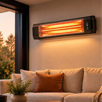 Kumtel Dış Mekan Duvar Tipi Kumandalı Isıtıcı MVR-1800