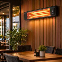 Kumtel Dış Mekan Duvar Tipi Kumandalı Isıtıcı MVR-1800