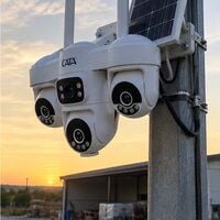 Cata 4 Kameralı Solar Akıllı Kamera Sim Kartlı (Dış Mekan)