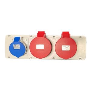 Tem IP44 2 Ad. 5x32A + 1 Ad. 1x16A Kombinasyon Kutusu 341.524.164.210