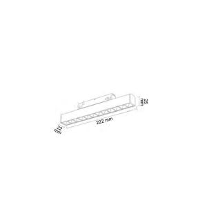 Forlife Silver Kompakt Lensli Magnet Armatür FL-6612S 3200K Gün Işığı