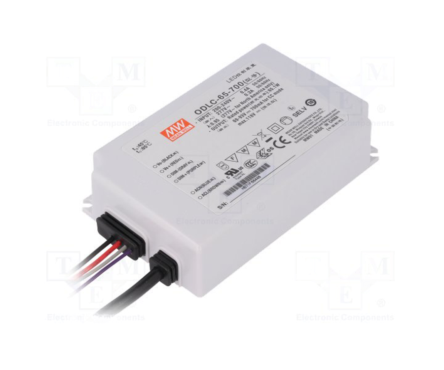 MEANWELL- ODLC-65-1400  Led Sürücü - Güç kaynağı