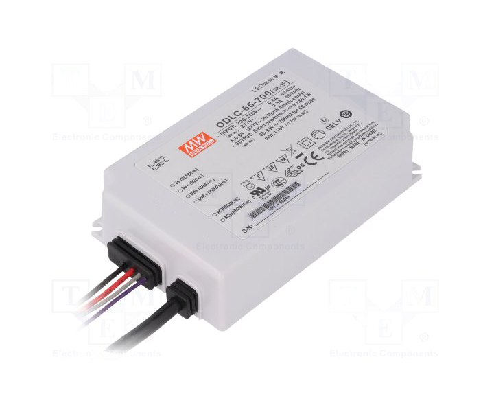 MEANWELL- ODLC-65-1750  Led Sürücü - Güç kaynağı