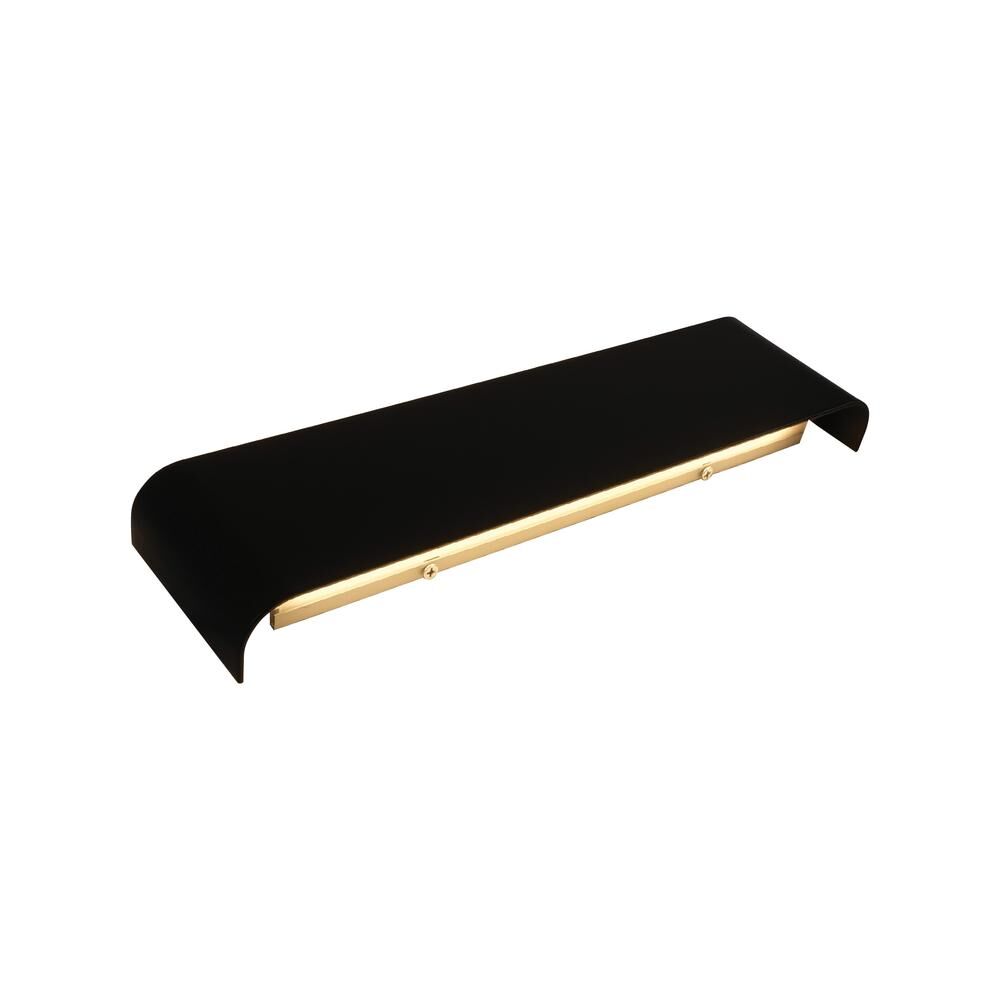ACK 6W 4000K Naturel Beyaz 9 cm X 23 cm LED Duvar Armatürü Siyah AH07-03211