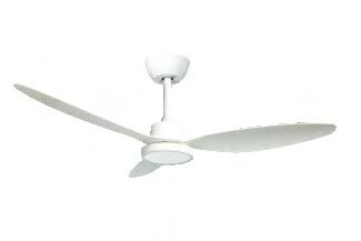 Vanti 132cm  ( 52inç ) LED Işıklı Dekoratif Tavan Vantilatörü 40W Uzaktan Kumandalı 3 Pervane Beyaz KCF321