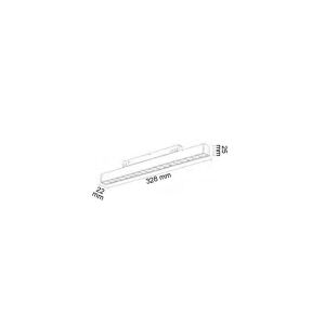 Forlife Silver Kompakt Lensli Magnet Armatür FL-6613S 4000K Naturel Beyaz