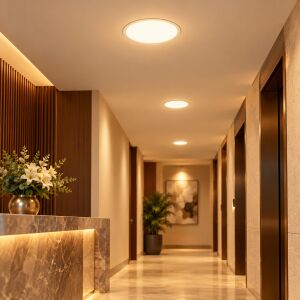 LD648 B840 48W Sıva Altı Yuvarlak Ayarlanabilir PMMA LED Panel (3000K)