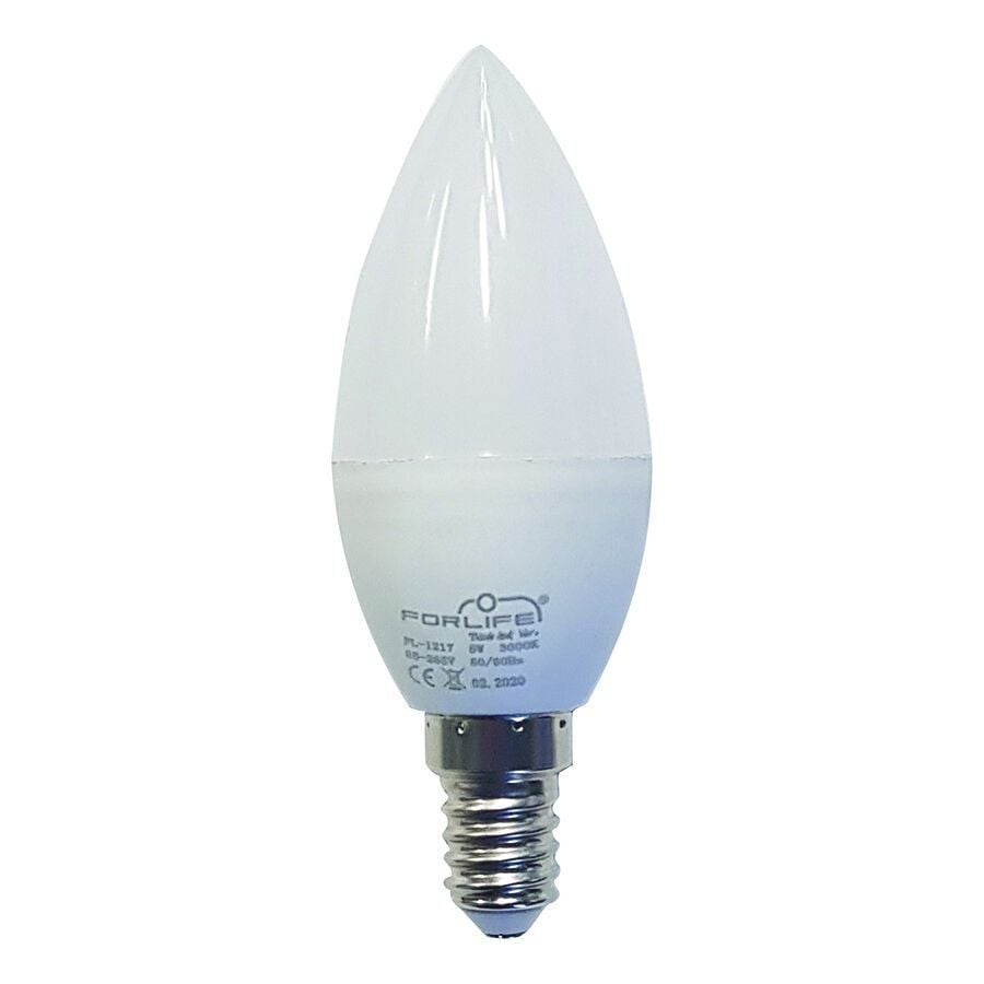 Forlife Forlıfe 8W E-14 Ledli Soft Mum Ampul Beyazışık FL-1217B