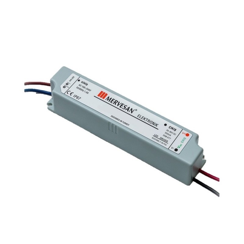 Mervesan 350mA 35W Sabit Akım Ac/Dc Smps Led Driver MTD-35-350