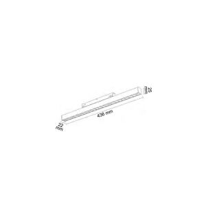 Forlife Silver Kompakt Lensli Magnet Armatür FL-6614S 3200K Gün Işığı
