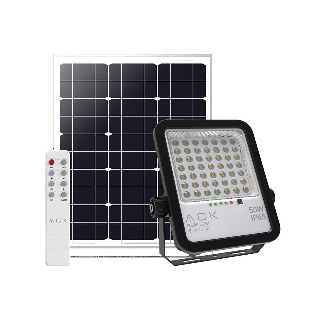 ACK 50W IP65 6500K Beyaz Lensli Solar Projektör  AT65-05032