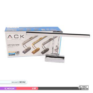 ACK 6W 6500K LED Tablo Aplik Krom AH10-00135