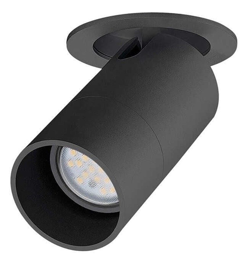 Jupiter Siyah GU10 Siyah Hareketli Sıva Altı Led Spot JD500 S