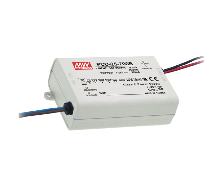 MEANWELL- PCD-25-350B  Led Sürücü - Güç kaynağı