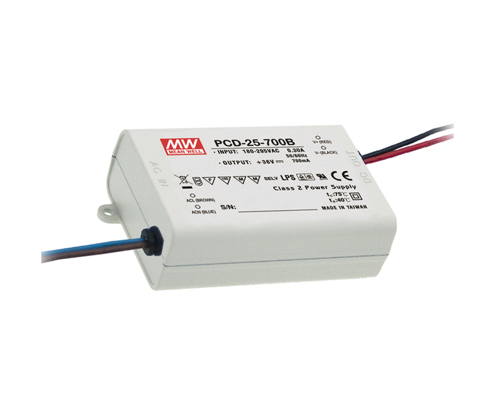 MEANWELL- PCD-25-1400B  Led Sürücü - Güç kaynağı