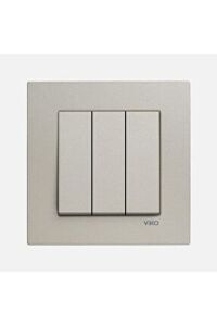 Viko Artline Novella Üçlü Anahtar ( Çerçeve Hariç ) Bronz