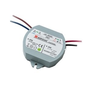 Mervesan 350mA 20W 9-48V Sabit Akım Dairesel Ac/Dc Smps Led Driver MSD-20Y-350