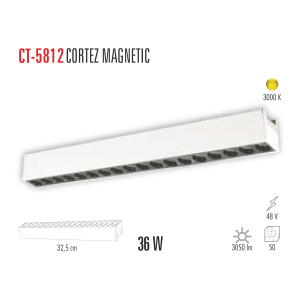 CATA 36W CORTEZ Magnet Led Spot(Günışığı) CT-5812G