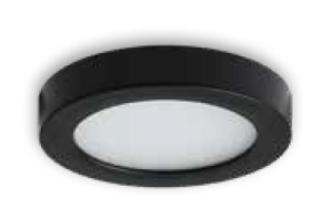 Jupiter LS456  3 Watt Sıva Altı LED Siyah Banyo Spot 3000 Kelvin LS456 S830