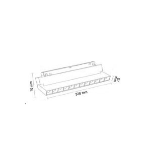 Forlife Rose Kompakt Lensli Hareketli Magnet Armatür FL-6623R 4000K Naturel Beyaz