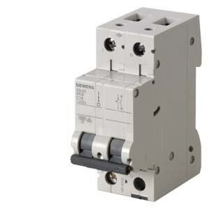Siemens C2x6A Bir Faz ve Nötr Kesmeli Otomatik Sigorta 6kA 5SL6506-7