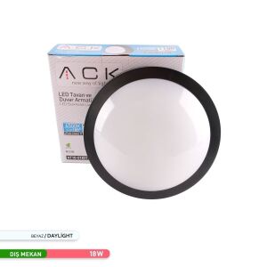 ACK 18W 6500K LED Tavan ve Duvar Armatürü AT10-51831