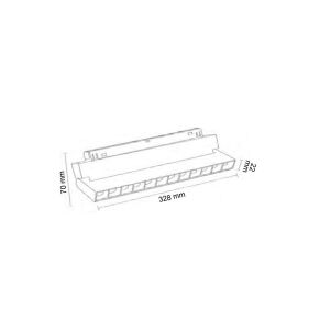 Forlife Sİlver Kompakt Lensli Hareketli Magnet Armatür FL-6623S 3200K Gün Işığı
