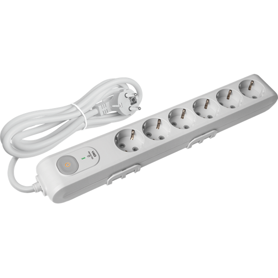 Toptan Viko Multi-Let Altılı Şok ve Akım Korumalı Topraklı Kablolu Çocuk Korumalı Grup Priz - 1.5 Metre 90 11 76 32