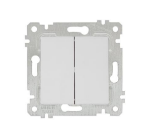 Mutlusan Mek+Tuş Komütatör Rita Natural - Beyaz 2200 402 0201