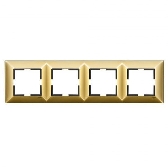 Viko Artline Trenda Metal Çerçeve Gold - 4lü