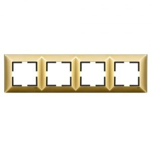Viko Artline Trenda Metal Çerçeve Gold - 4lü