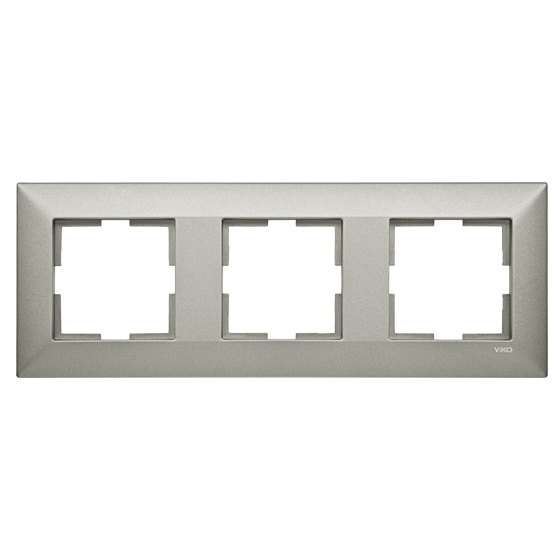 Viko Artline Trenda Metal Çerçeve Inox - 3lü