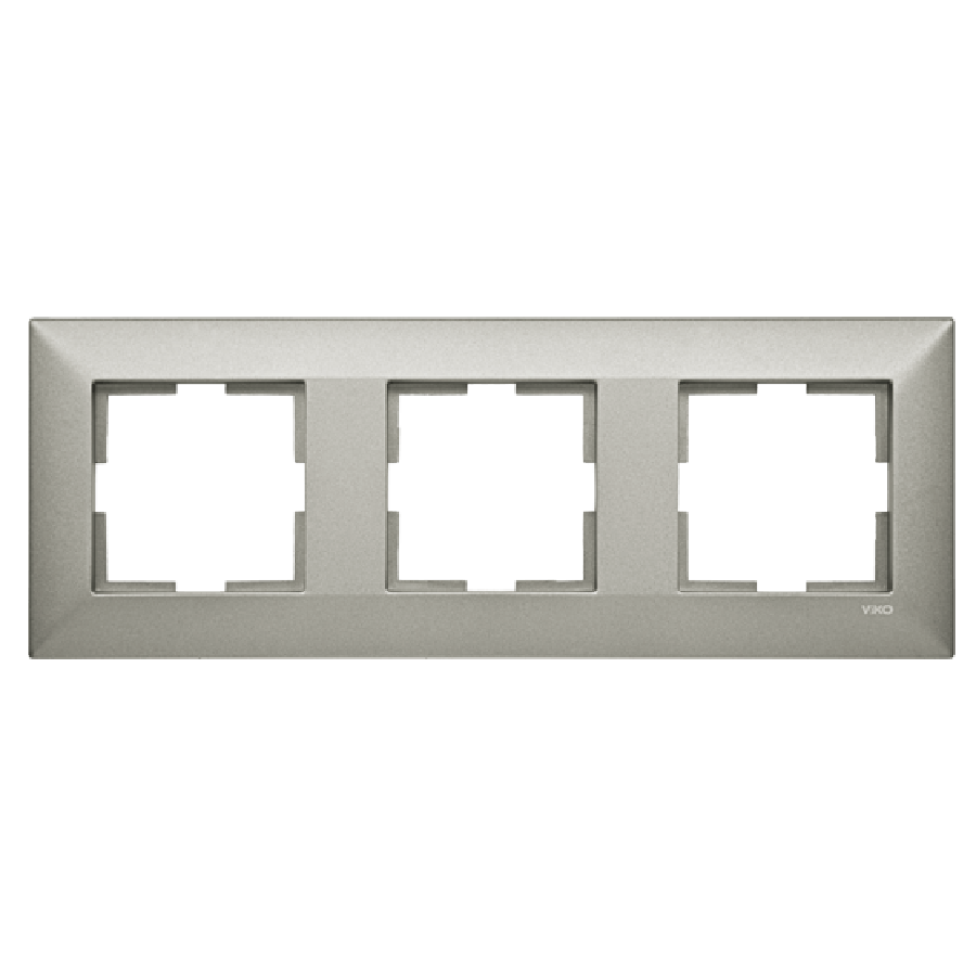 Viko Artline Trenda Metal Çerçeve Inox - 3lü