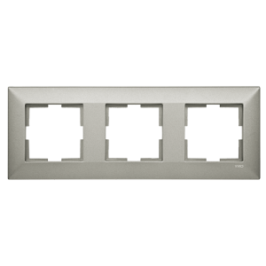Viko Artline Trenda Metal Çerçeve Inox - 3lü