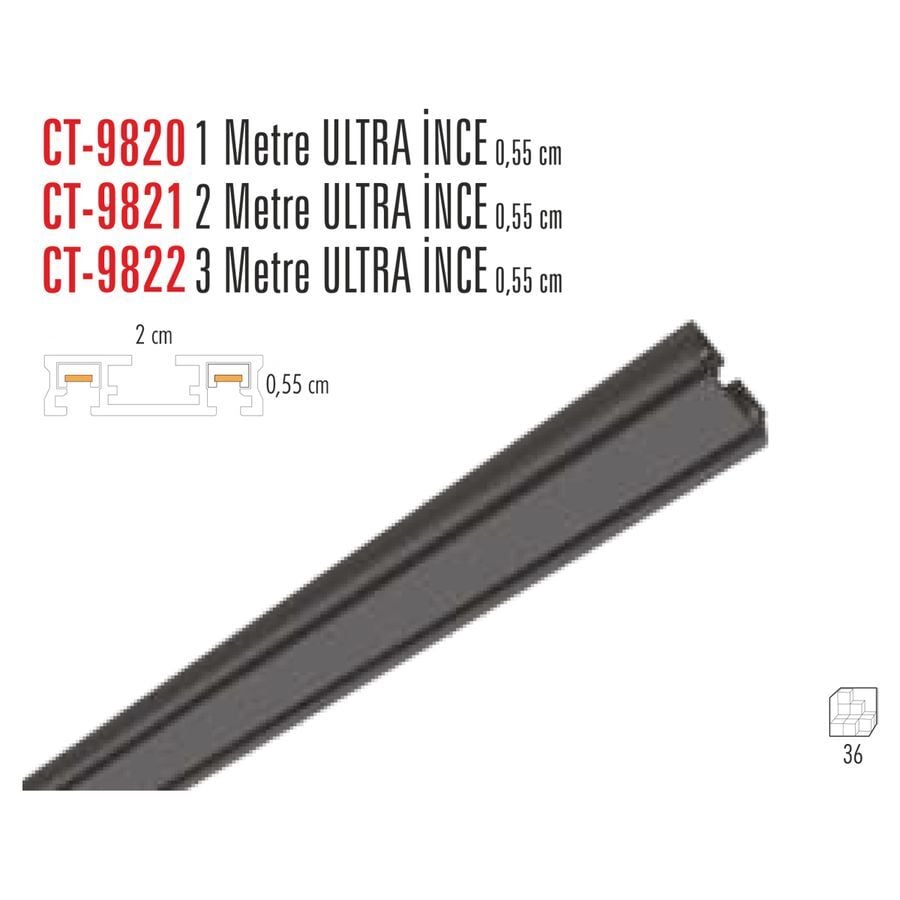 CATA Magnet Ray (2Metre) Siyah CT-9821