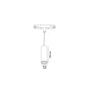 Forlife  Magnet Sarkıt Armatür FL-6673 3200K Gün Işığı