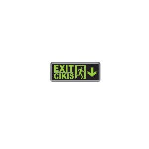 Forlife Exit Çıkış Koşan Adam Aşağı Ok Led Armatür FL-9002