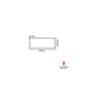 Forlife Exit Çıkış Koşan Adam Aşağı Ok Led Armatür FL-9002