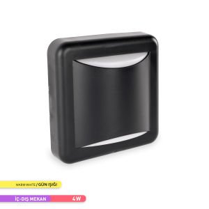 ACK 4W 3000K 14 cm X 5,1 cm LED Duvar Apliği AH07-05101