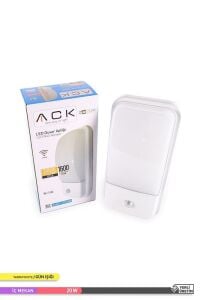 ACK 20W 3000K 30 cm X 8,6 cm  X 15 cm Sensörlü LED Duvar Apliği Beyaz AH07-05300